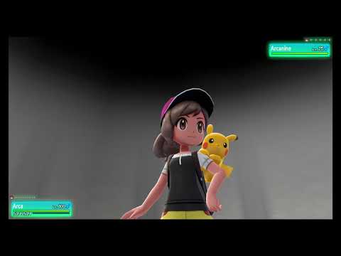 Pokemon Let's Go Pikachu Arcanine Master