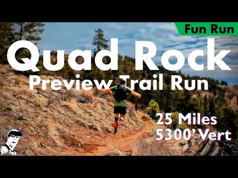 Quad Rock Race Course Preview *only watch if you enjoy trail running*