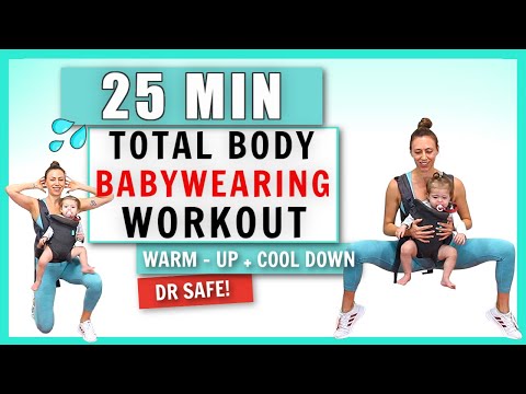 25 min - Babywearing Total Body Burn Postpartum Workout I Diastasis Recti Safe I Postnatal Workout