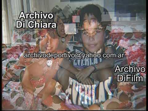 Nacho Viale y Juana Viale en su infancia 1994 BC-0198 DiFilm