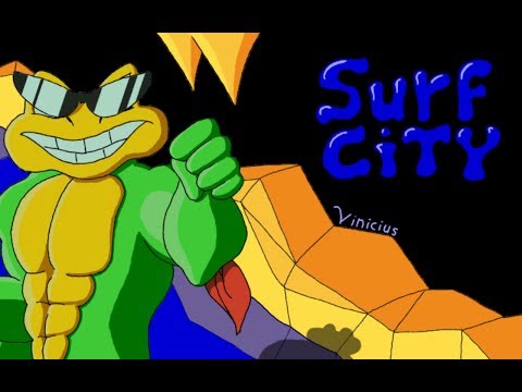 Drawing Rash in Surf City (BattleToads)