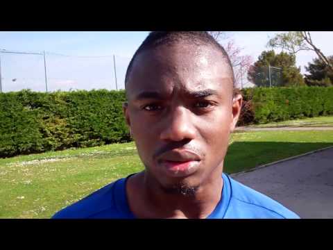 Fodé Koita après l'entrainement !