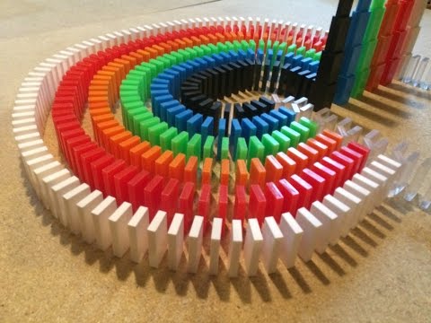 Domino Duplicate 1 - 31 UNREAL Domino Tricks! (10,000 DOMINOES)