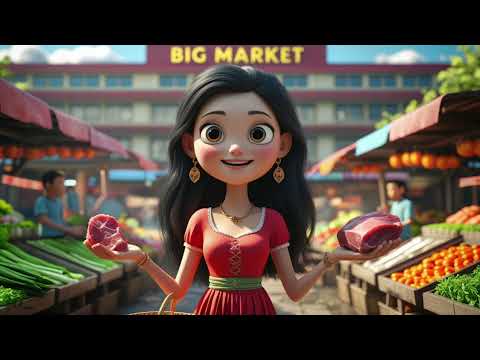 🌞 The Morning Market Walk | A Short Heartwarming Animation 🌼