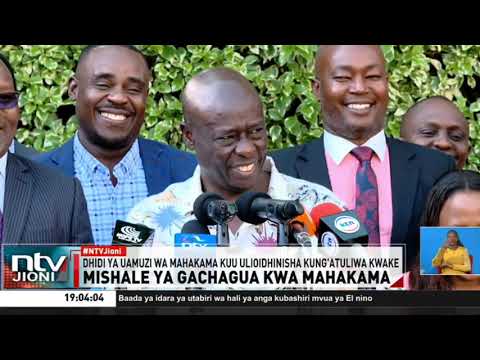 Gachagua akosoa uamuzi wa koti, akataa fidia ya shilingi milioni 50