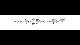 Transient Couette Flow without pressure gradient