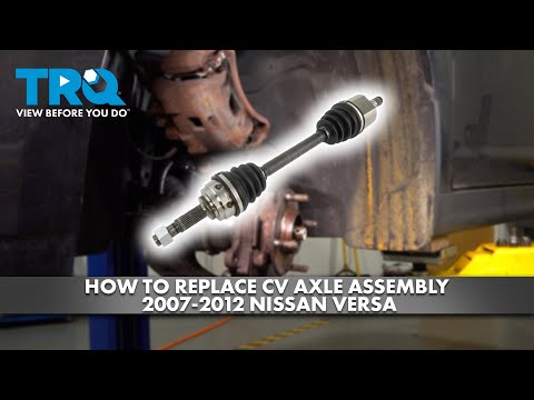 How to Replace Left CV Axle Assembly 2007-2012 Nissan Versa