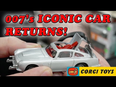 The Legendary Corgi 007 Aston Martin DB5 is Back! | Goldfinger 60th Anniversary