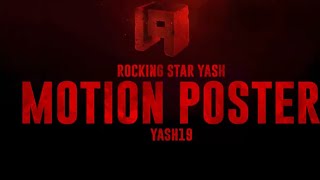 Yash 19 Tittle Announcement  Rocking Star Yash  KV