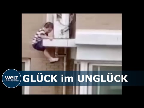 GEFÄHRLICHER STURZ: Zweijähriger fällt aus dem fünften Stock und wird aufgefangen
