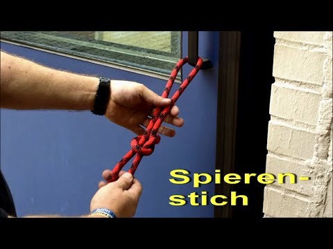 Knoten und Stiche der Feuerwehr: Der Spierenstich