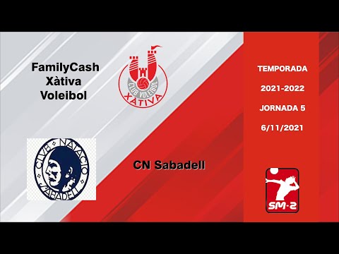 FamiliCash Xàtiva Voleibol - CN Sabadell · #SL2M Jornada 5