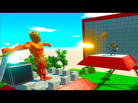 ACHILLES vs MUTANT PRIMATES + MODERN MAMMALS FACTIONS - Animal Revolt Battle Simulator ARBS #46