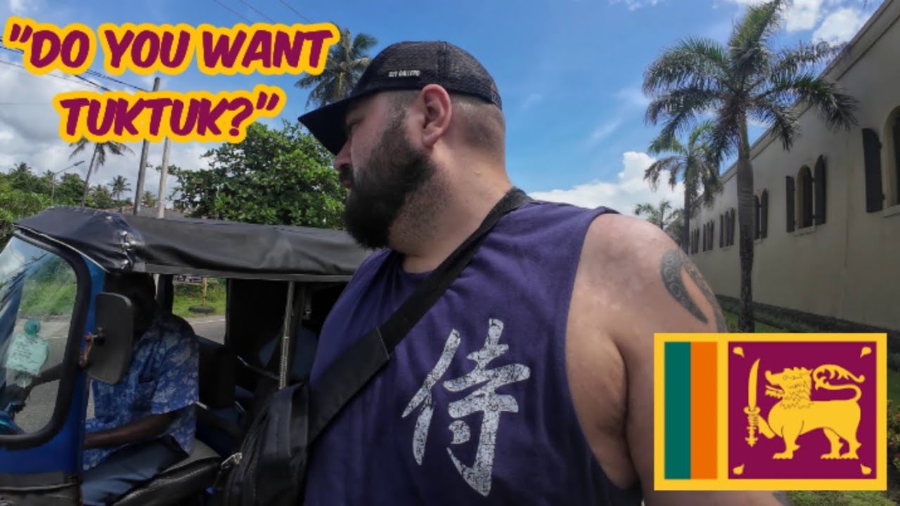 WALKING IS NOT ALLOWED IN SRI LANKA