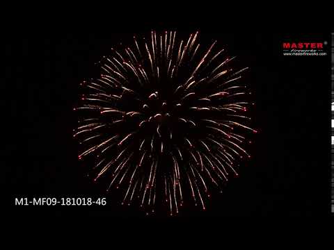 5 Inch Silver Wave To Pink With Red Pistil Display Shell Fireworks For Pyrotechnics