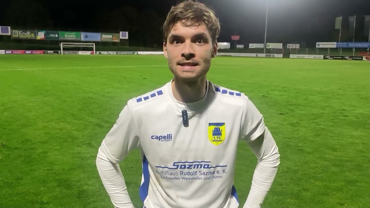  Niklas Koppitz – Kapitän 1.FC Düren – Schocksekunde nach 25 Sekunden, gut verdaut und mein Ausgleich 