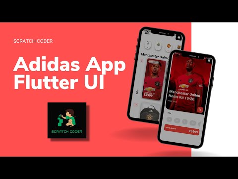 Adidas Shop App - Flutter UI - Speed Code