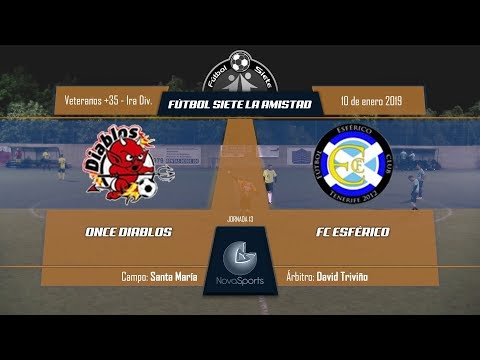 J13 - F7 AMISTAD - VETERANOS 35 - ONCE DIABLOS VS FC ESFÉRICO VETERANOS