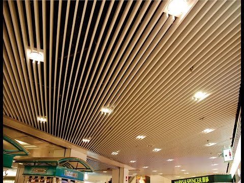 Aluminium / galvanised baffle ceiling armstrong, for linear,...