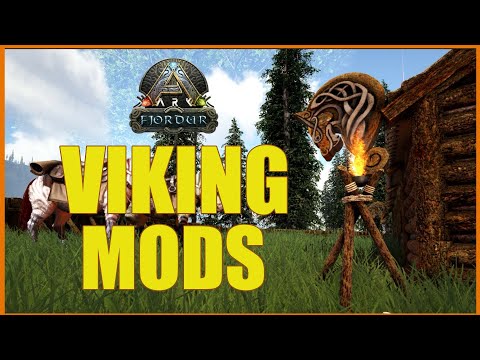 ARK Mejores MODS de VIKINGOS para FJORDUR #1   #ark #fjördur #mods