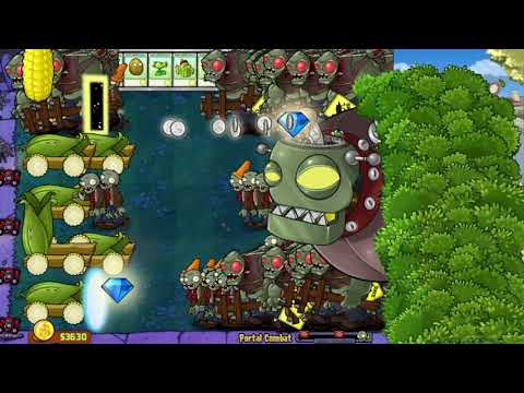 Cob canon VS Dr zombos + 1000 Giga Gargantuar PVZ 1 PVZ 2 PVZ 3 PVZ PS3