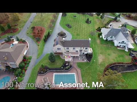 100 Narrows Rd. Assonet, MA - Aerial Video Tour