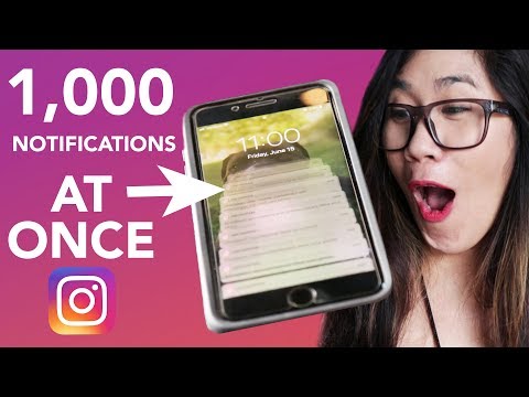 What 1,000 Instagram Notifications Looks Like All At Once