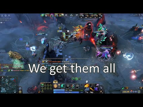 Wraith King build monkey king bar for PA, 7.37c Dota 2 Gameplay