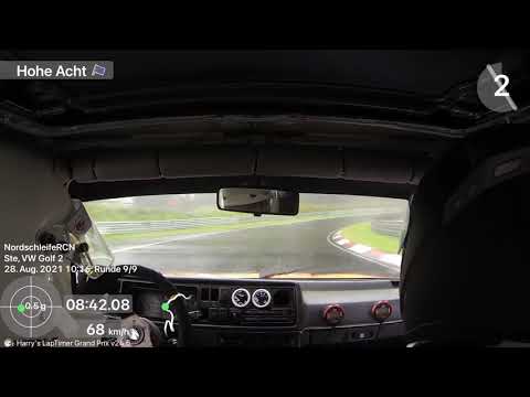 VW Golf 2 ABF RCN-GLP 5 Nordschleife 28.08.2021
