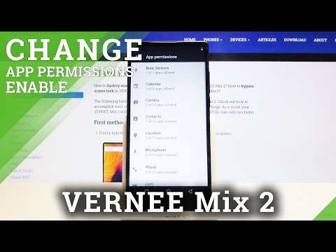 How to Operate App Permissions Manager in Vernee Mix 2 – Allow / Deny App Access