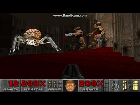Doom 2: 3 Cyberdemons Vs. 1 Spider Mastermind