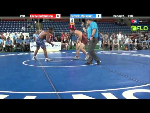 Junior 220 - Kacee Hutchinson (North Carolina) vs. Derrick Maisonet (Illinois)