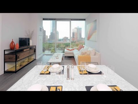 Tour a one-bedroom model at the new 1000 South Clark apartments