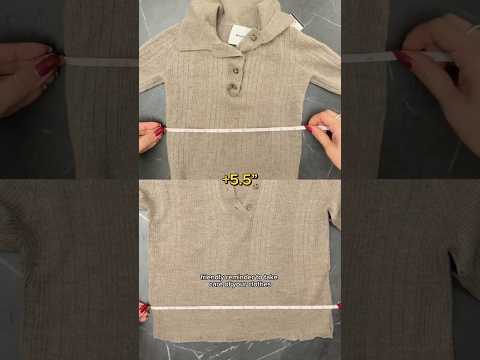 How to Fix a Shrunken Sweater (Stretched 5 Inches) #wool #slowfashion #shorts #laundryhack