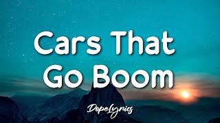 Cars That Go Boom - L&#39; Trimm (Lyrics) | We like the cars, the cars that go boom