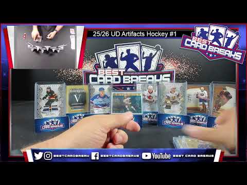 25/26 UD Artifacts Hockey #1 - 10 Box Inner Case Pick Your Team 9/28/25