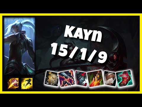 Kayn vs Amumu EU Challenger JUNGLE (15/1/9) Gameplay Replay - Patch 10.23