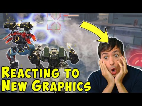 Manni Reacting To NEW WR REMASTERED Graphics on Powerplant - War Robots WRR