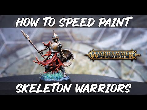How to Paint Soulblight Gravelords Skeleton Warriors - Age of Sigmar