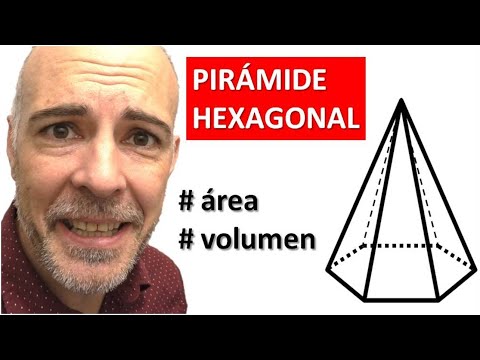 ÁREA TOTAL Y VOLUMEN DE UNA PIRÁMIDE HEXAGONAL