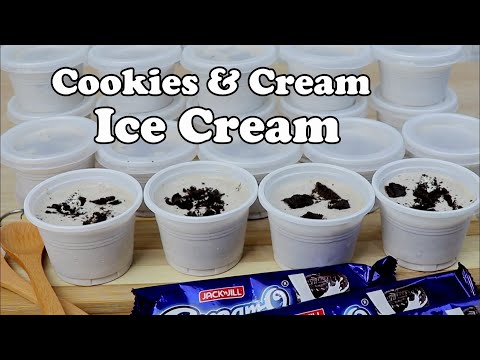 COOKIES & CREAM ICE CREAM using Blender | Very Easy Homemade Ice Cream