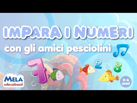 Impara i numeri con gli amici pesciolini  @Mela_Educational