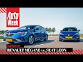 Renault Mégane vs. Seat Leon - AutoWeek Dubbeltest - English subtitles