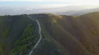 Enjoy a bird's-eye view of Sierra Azul Open Space Preserve and the surrounding hills. Most of this video was taken at the intersection of the Kennedy and Priest Rock trails.