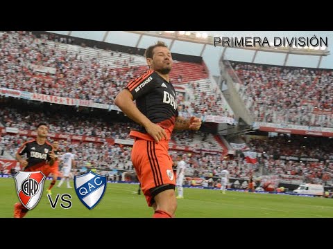 River 5 vs. Quilmes 1 - Primera División 2016 - Fecha 1 - Goles