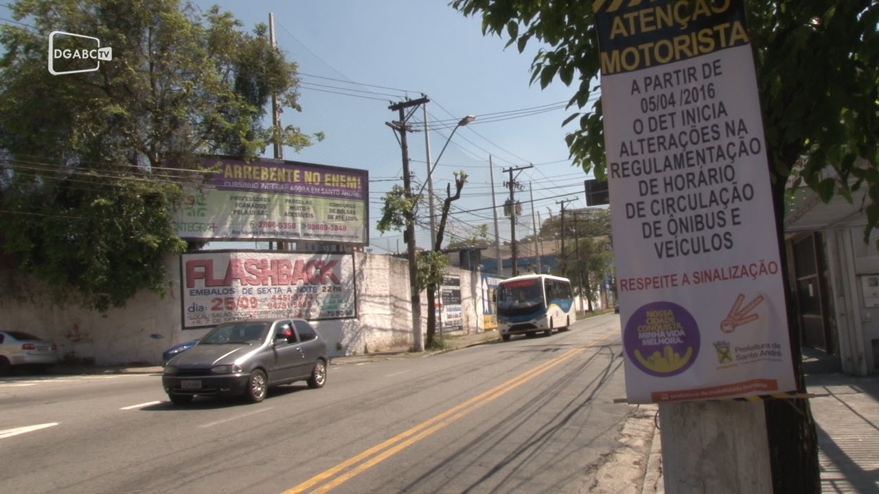 Mudanças no trânsito em Santo André; fique antenado