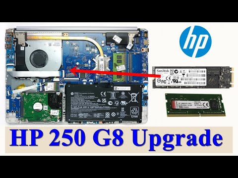 HP 250 G8 Upgrade | M.2 PCIe SSD Upgrade | Disassembly | 2022