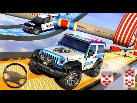 Police Prado Car Stunt Racing - Ramp Car Stunts 3D | Android Gameplay
