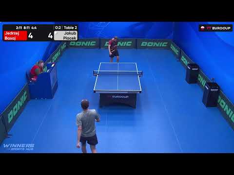 13:40 Jedrzej Basaj 0 : 3 Jakub Placek 18.11.2023 | TT Euro.Cup Poland Master.