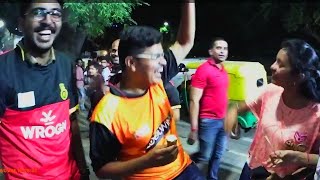 SRH fans trolls RCB fans at the last match | chinnaswamy stadium bangalore